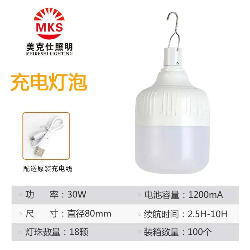 USB Rechargeable LED Camping Light for Outdoor Use
