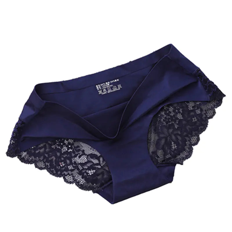 Sexy Ice Nylon Women's Lace Thong Panties