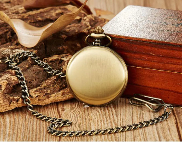 Quartz Watch, Vintage Mechanical Watch, Bronze Pocket Watch