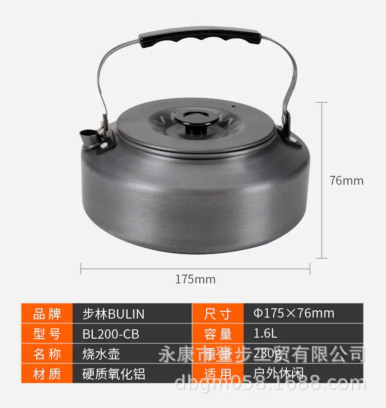 Portable Camping Kettle for Outdoor Tea Brewing