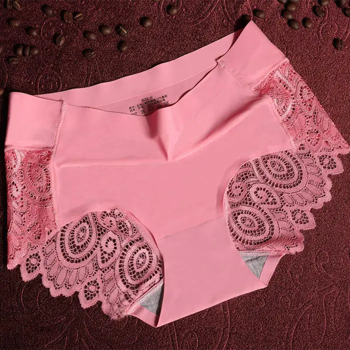 Sexy Ice Nylon Women's Lace Thong Panties