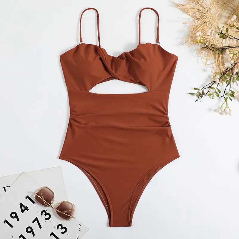 2023 Women's Multicolor Lace One-Piece Bikini Swimwear