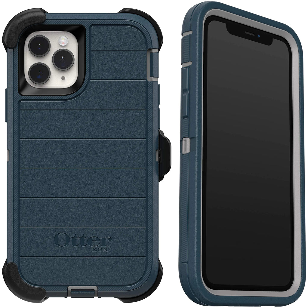 OtterBox DEFENDER SERIES SCREENLESS EDITION Case for iPhone 11 Pro - GONE FISHIN (WET WEATHER/MAJOLICA BLUE)