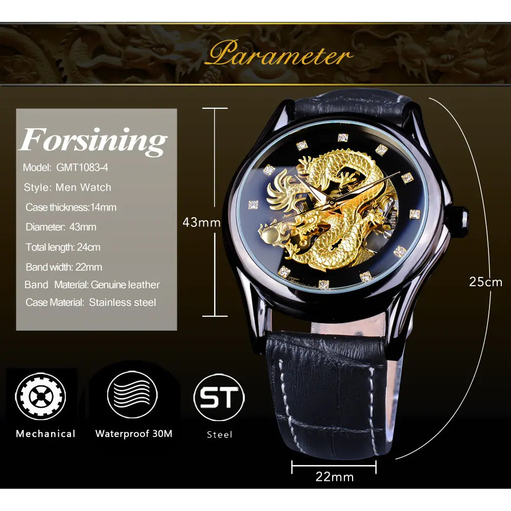 Leisure Hollow Mechanical Watch