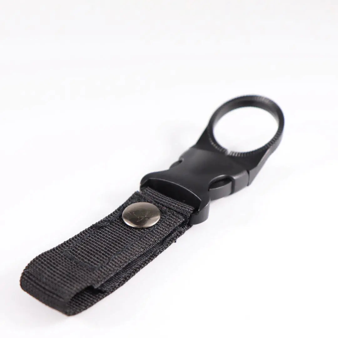 Outdoor Tactical Nylon Water Bottle Clip with Carabiner