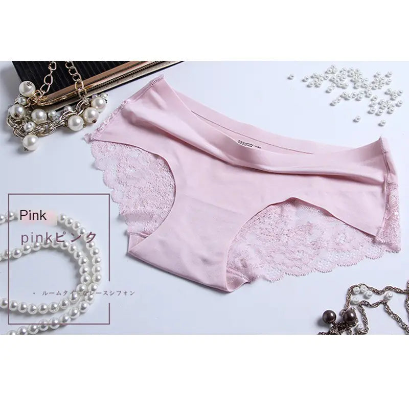 Sexy Ice Nylon Women's Lace Thong Panties