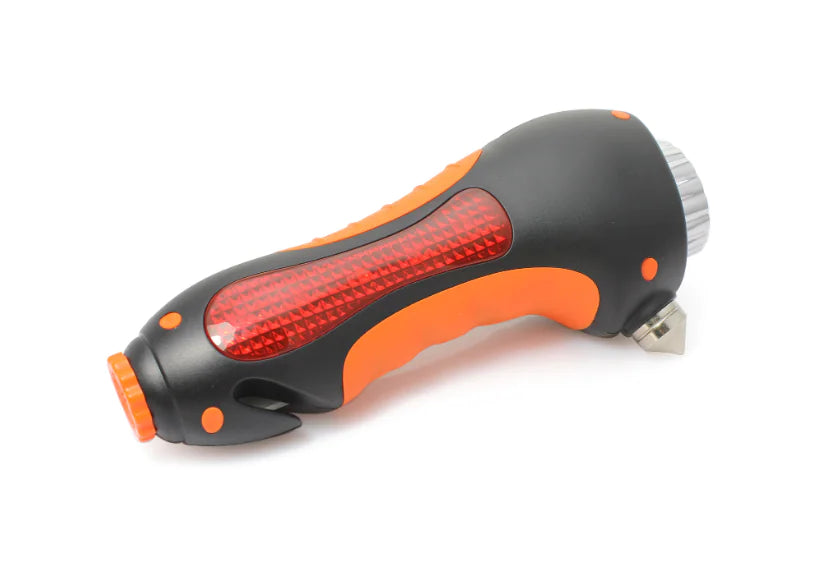 Emergency Tool Kit: Cutter, Flashlight, Safety Belt