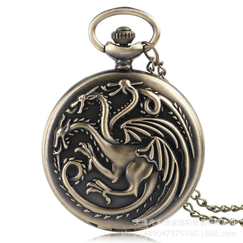 Necklace with Pocket Watch Pendant