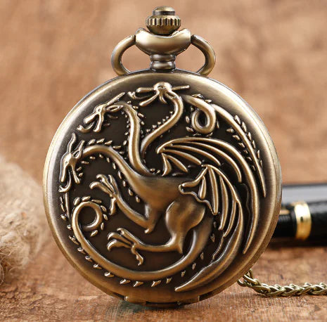 Necklace with Pocket Watch Pendant