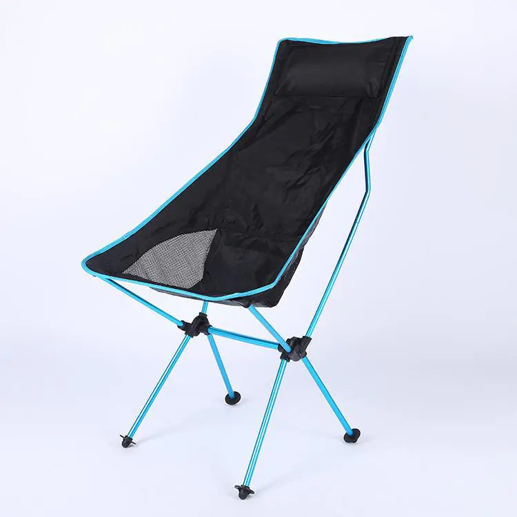Portable High-Back Aluminum Folding Beach Chair