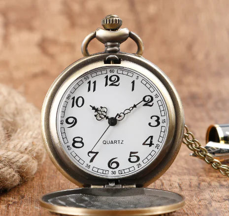 Necklace with Pocket Watch Pendant