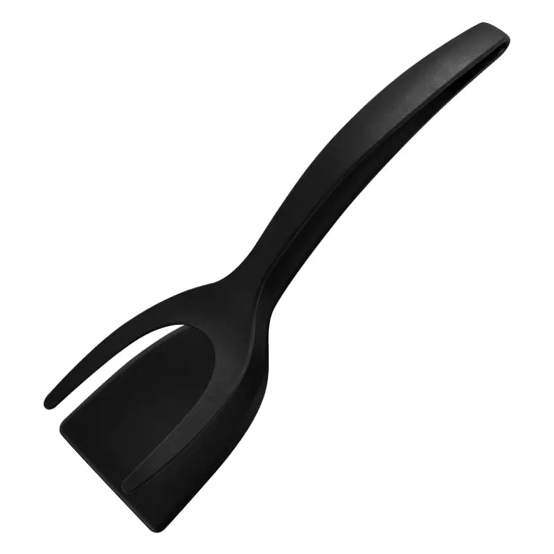 Silicone Egg Frying Spatula, 2-in-1 Turner and Tongs