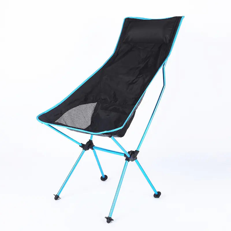 Portable High-Back Aluminum Folding Beach Chair