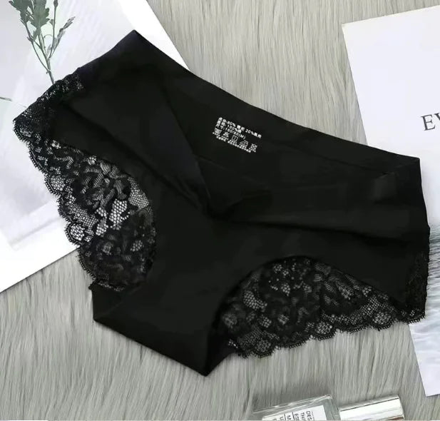 Sexy Ice Nylon Women's Lace Thong Panties