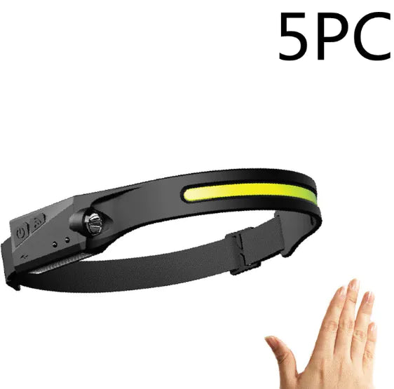 COB LED Rechargeable Headlamp