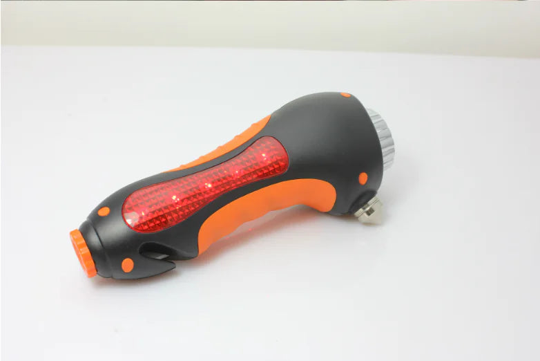 Emergency Tool Kit: Cutter, Flashlight, Safety Belt
