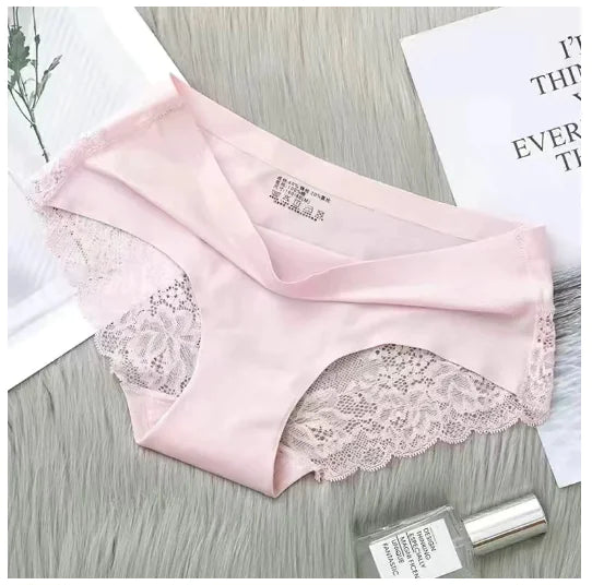 Sexy Ice Nylon Women's Lace Thong Panties