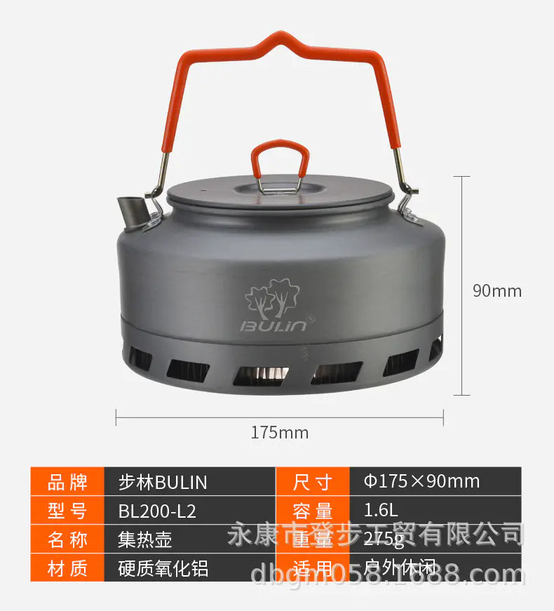 Portable Camping Kettle for Outdoor Tea Brewing